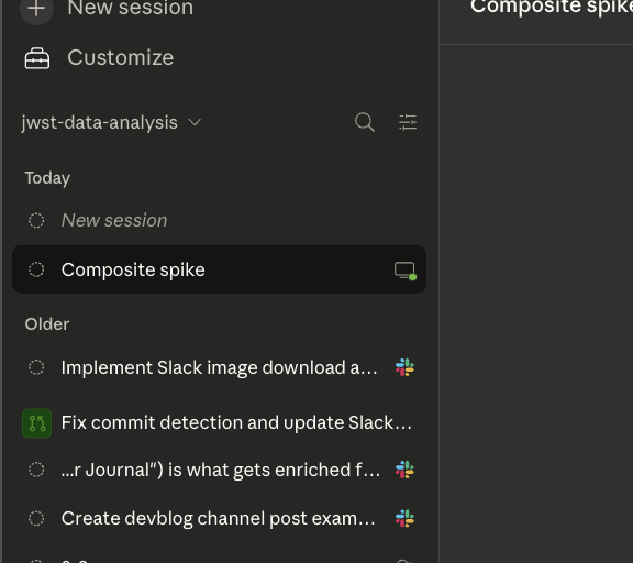Claude Desktop session confusion