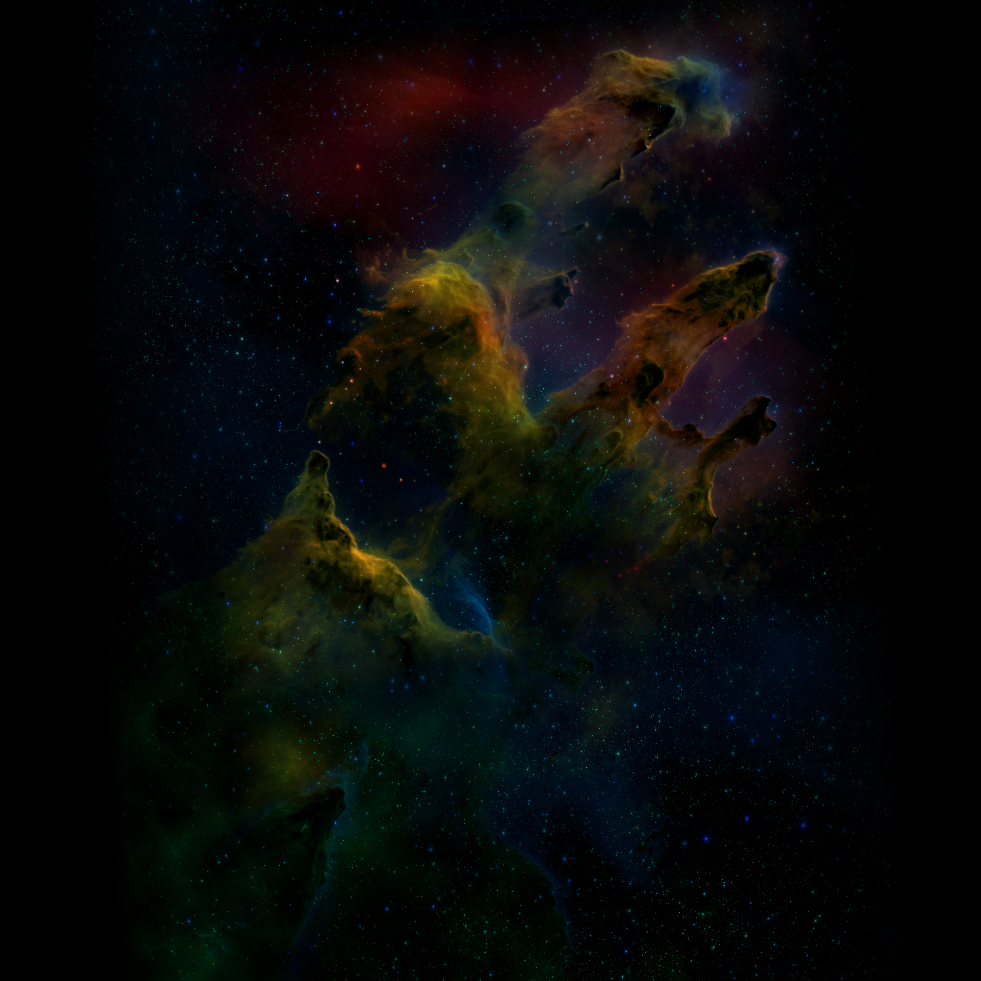Pillars of Creation — 8-channel composite export